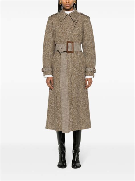 chloe belted trench coat.